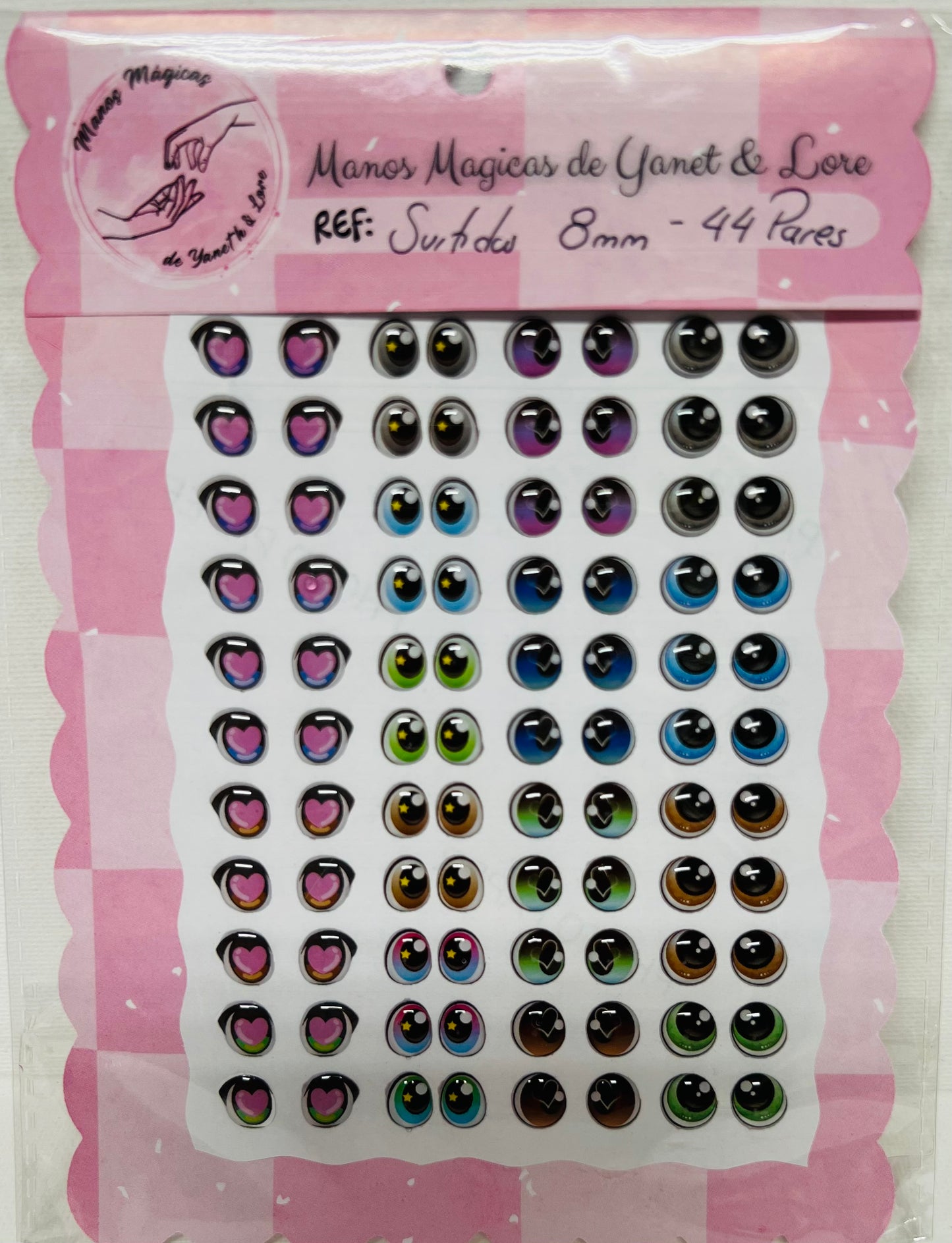 3D Eyes 8mm Ref 21