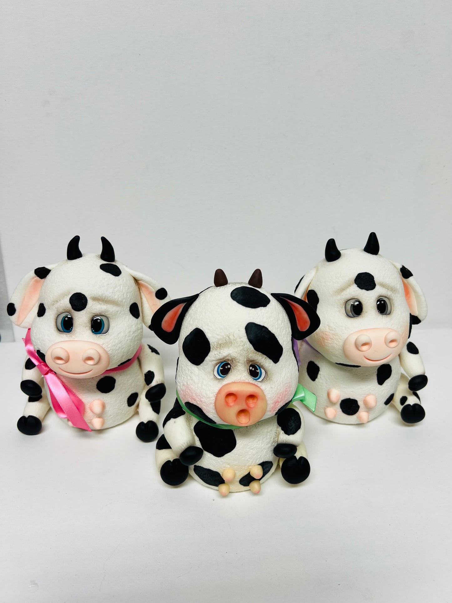 Jars with cows